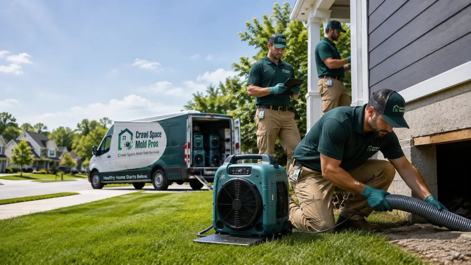 Crawl Space Mold Removal in Wildwood, FL